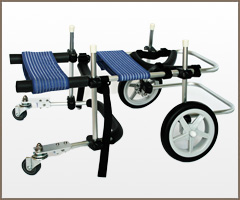 小型犬用4輪歩行器キャスタータイプ(顎乗せ仕様)